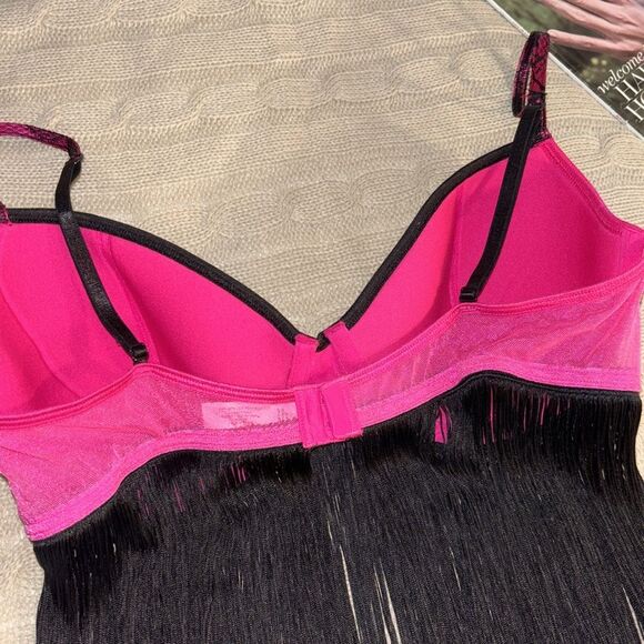 Victoria Secret Fringed Lingerie Bra - M/L - Picture 3 of 5